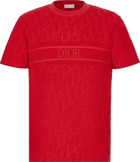 dior red tshirt